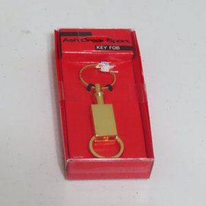 Vintage ASH Creek Sport Gold Plated Keychain, New